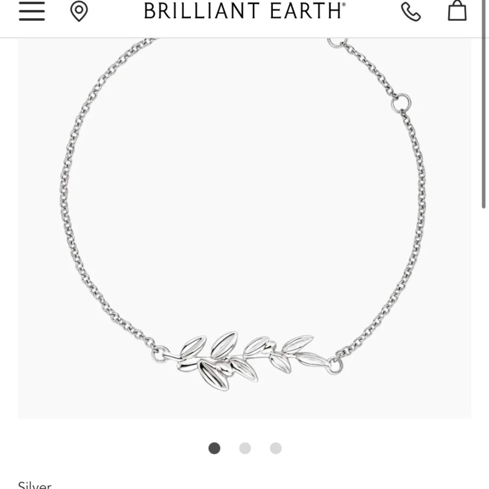Brilliant earth olive branch bracelet